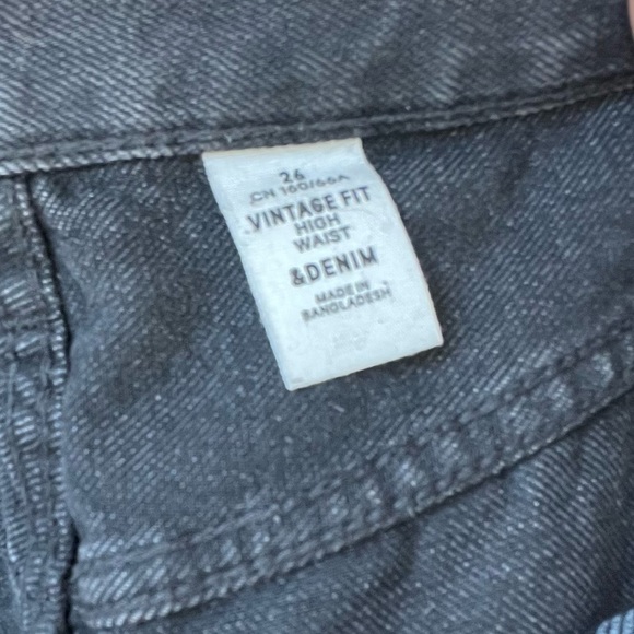 H&M High Waist Straight Leg Denim - Picture 7 of 9